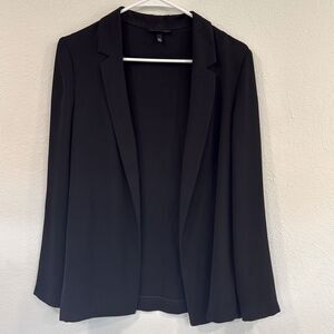 Topshop Women's Black Blazer Jacket Tailored Long Sleeve, Size 6